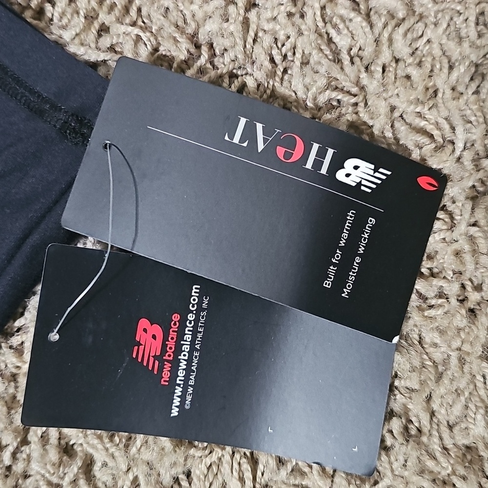 NWT New Balance NB Heat Anticipate Asymmetrical Pullover Large Black Quarter Zip - Picture 2 of 6